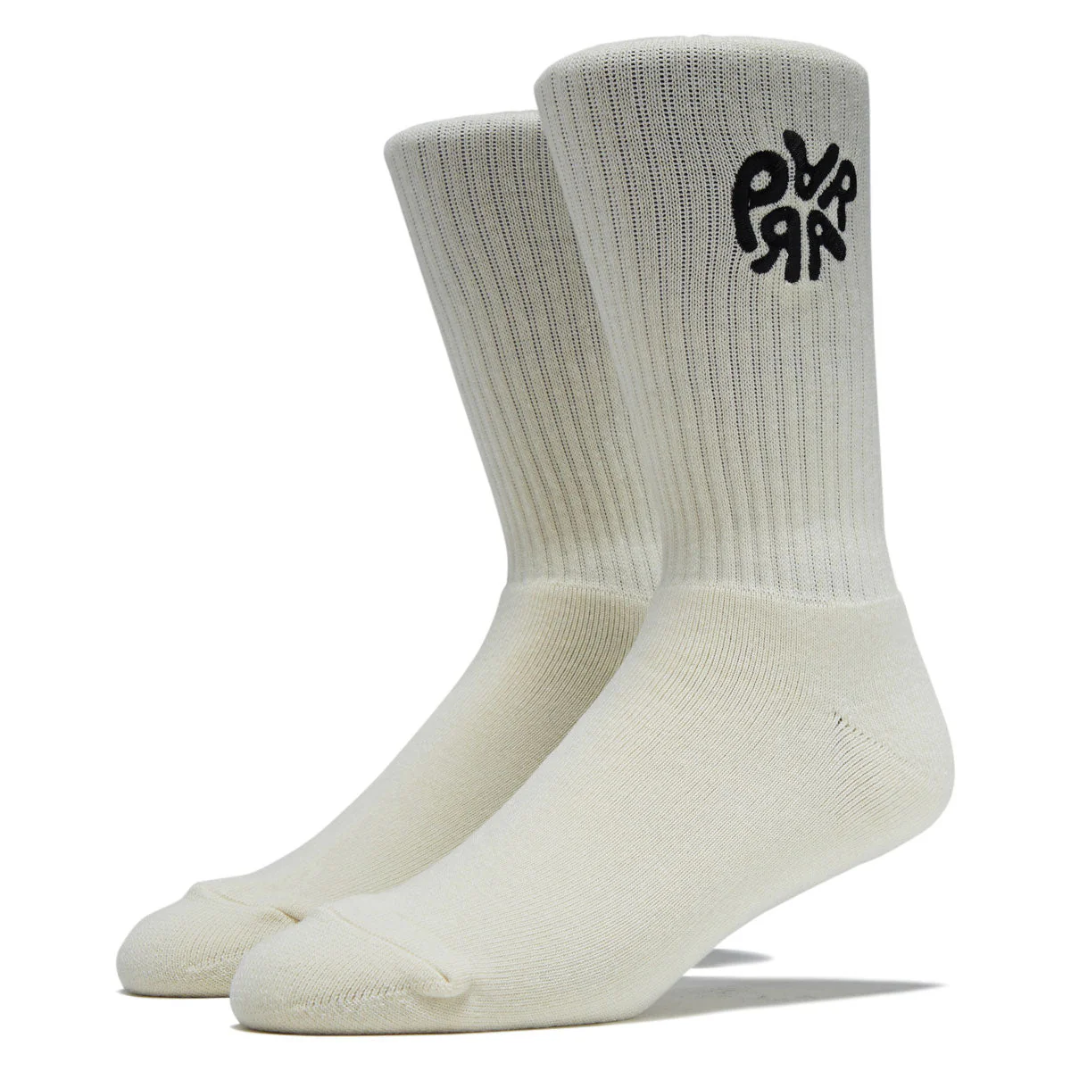 By Parra 1976 Logo Crew Socks - Off White