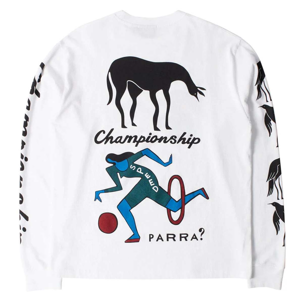 By Parra Divine Hammer Long Sleeve T-Shirt - White - Image 2