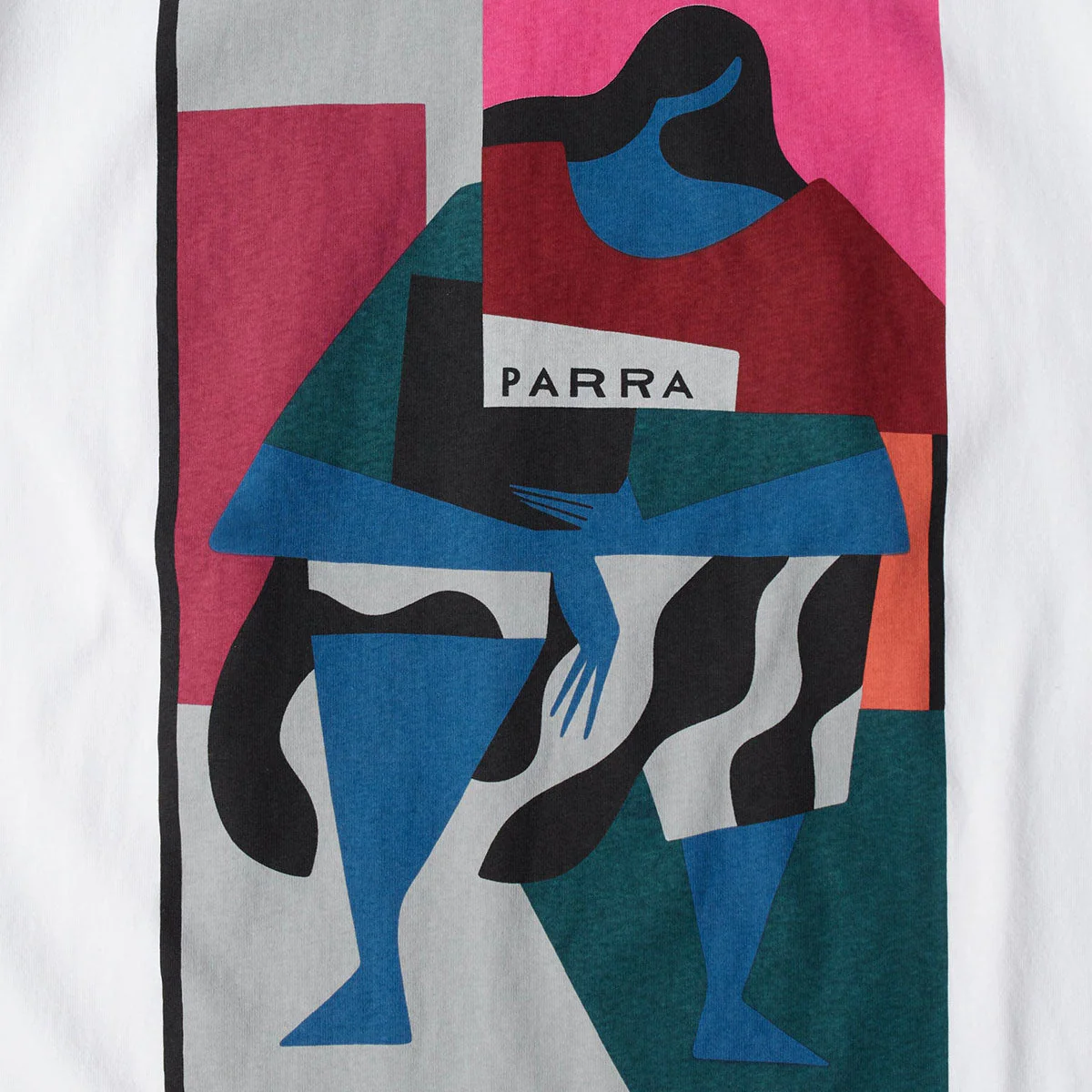 By Parra Reading The Square T-Shirt - White - Image 2