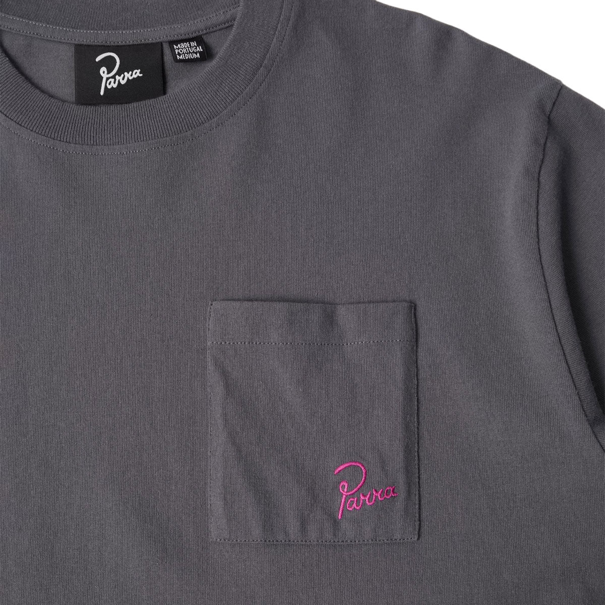 By Parra Signature Pocket T-Shirt - Grey - Image 2