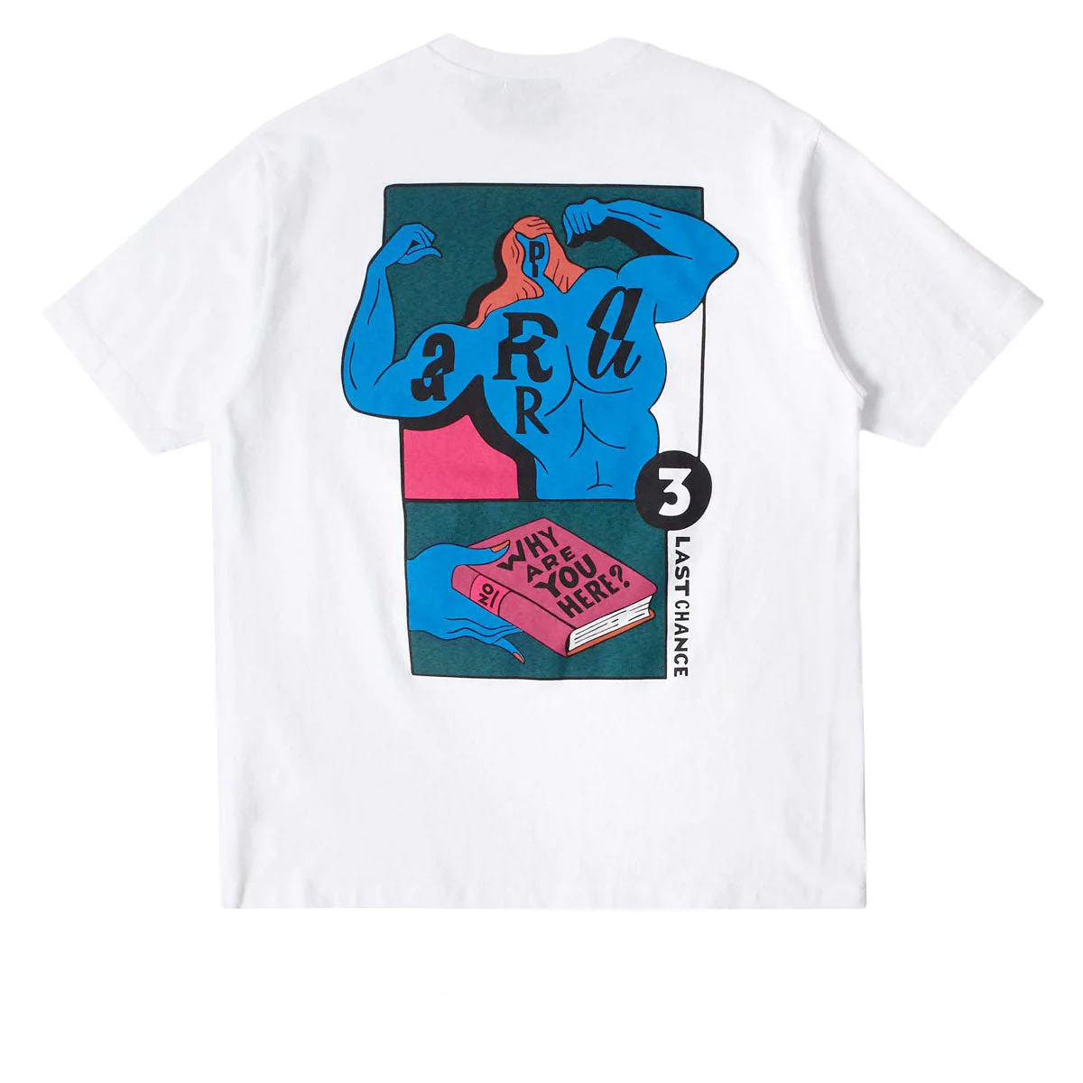 By Parra Why Are You Here T-Shirt - White