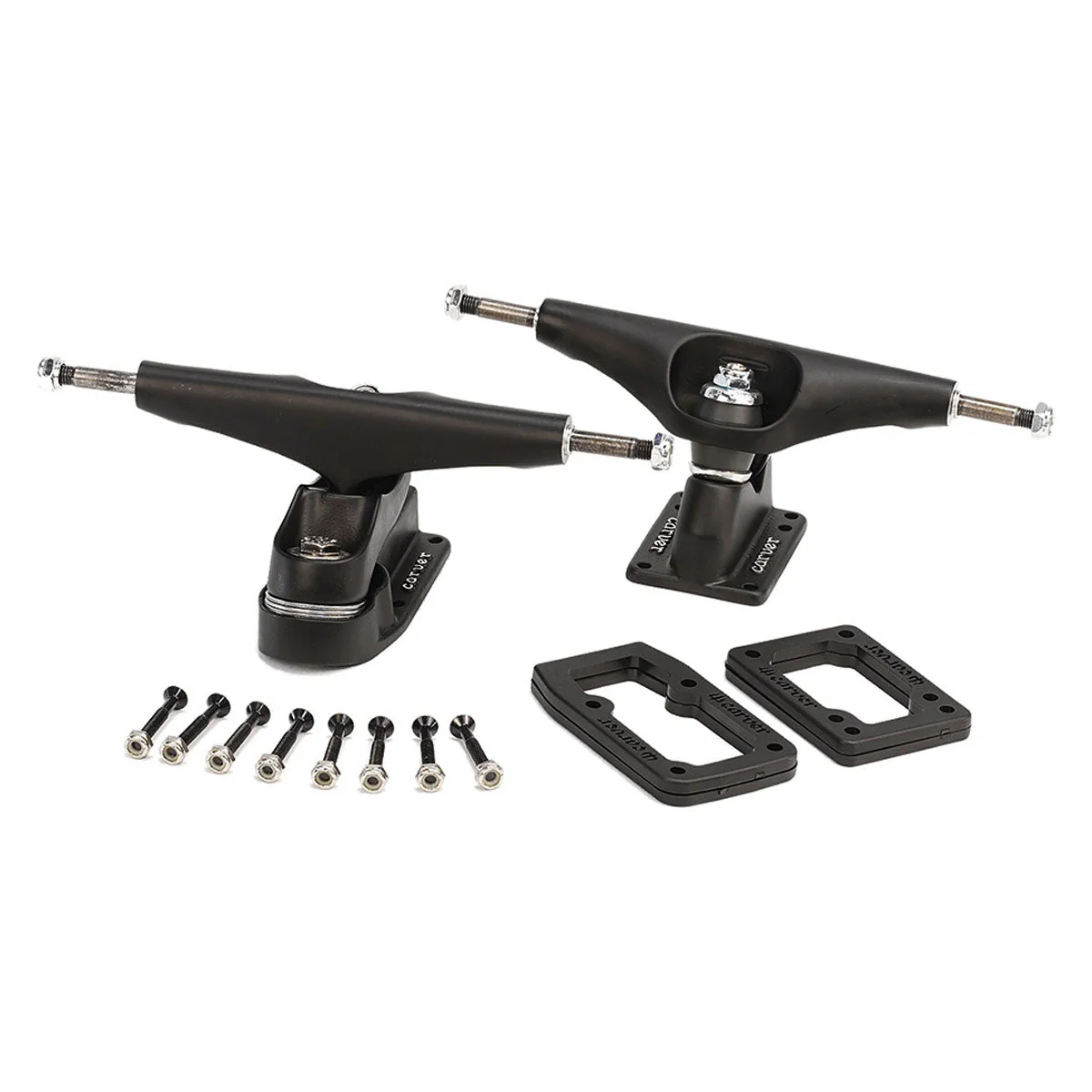 Carver C7 Hollow Longboard Trucks - Coal Satin