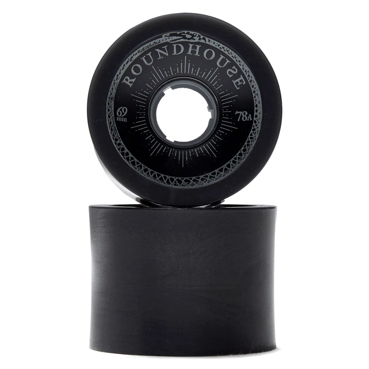 Carver Roundhouse 78a Concave Longboard Wheels - Smoke - 69mm - Image 2