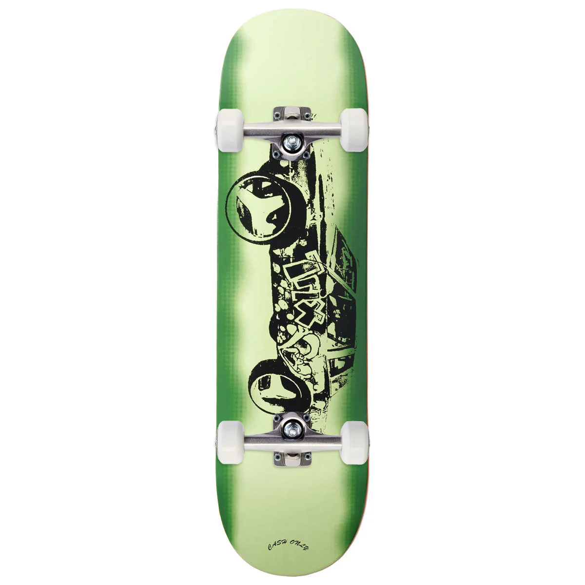 Cash Only Trix Skateboard Complete - Green - 8.50"