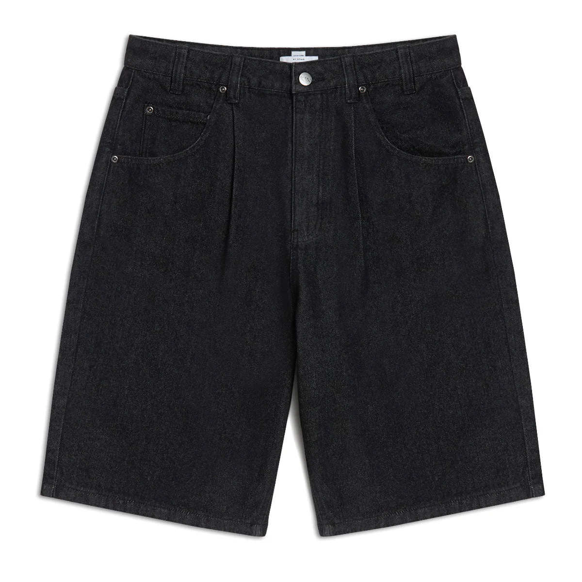 CCS 97 Star Denim Shorts - Acid Wash Black - Image 3