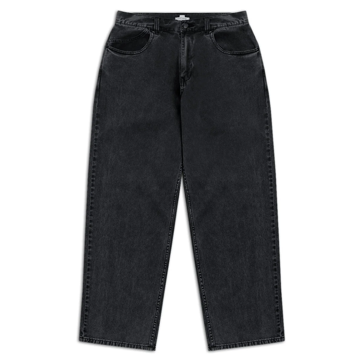 CCS Baggy Straight Denim Jeans - Acid Black - Image 3