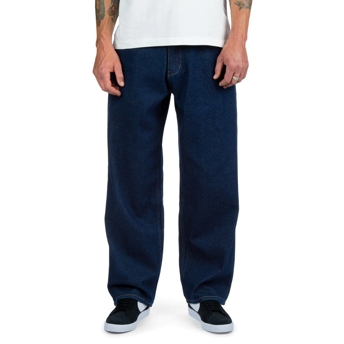 CCS Baggy Straight Denim Jeans - Overdyed Navy