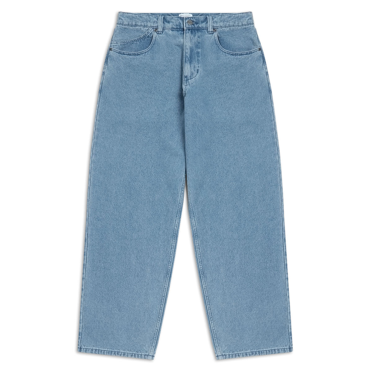 CCS Baggy Straight Denim Jeans - Rinsed Blue - Image 2