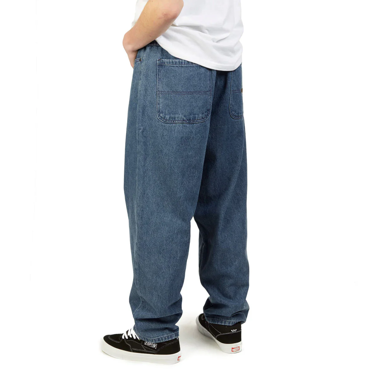 CCS Baggy Taper Denim Jeans - Medium Wash - Image 3