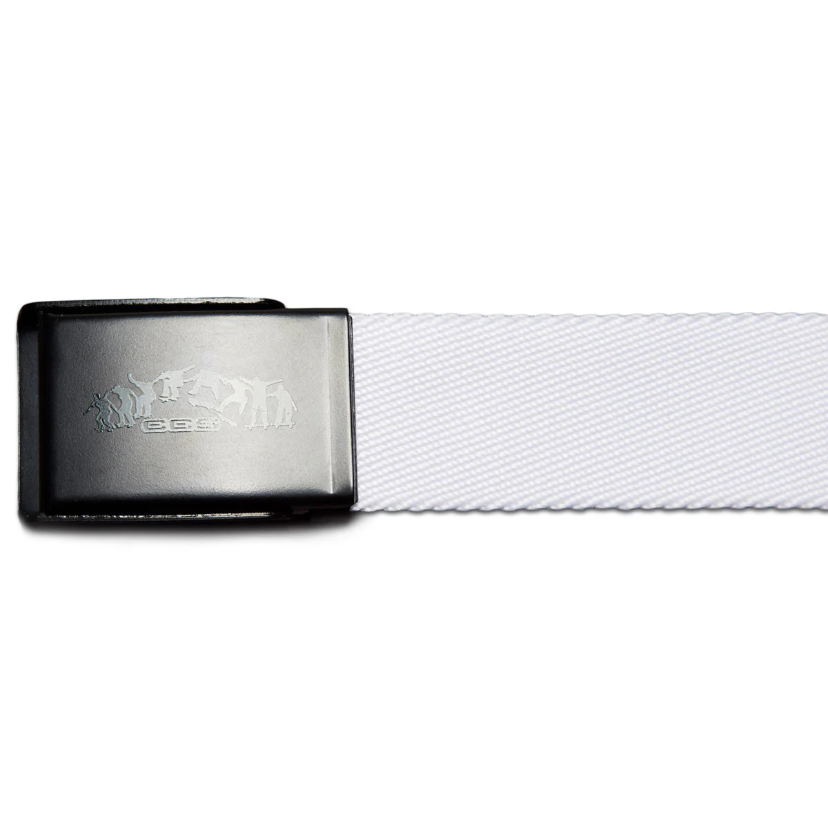 CCS Black Kickflip Buckle Belt - White - Image 3