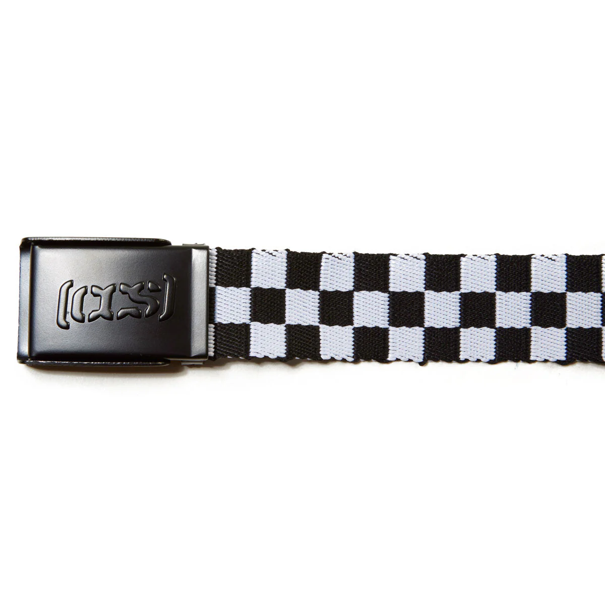 CCS Black Logo Buckle Belt - Checkerboard - Image 3