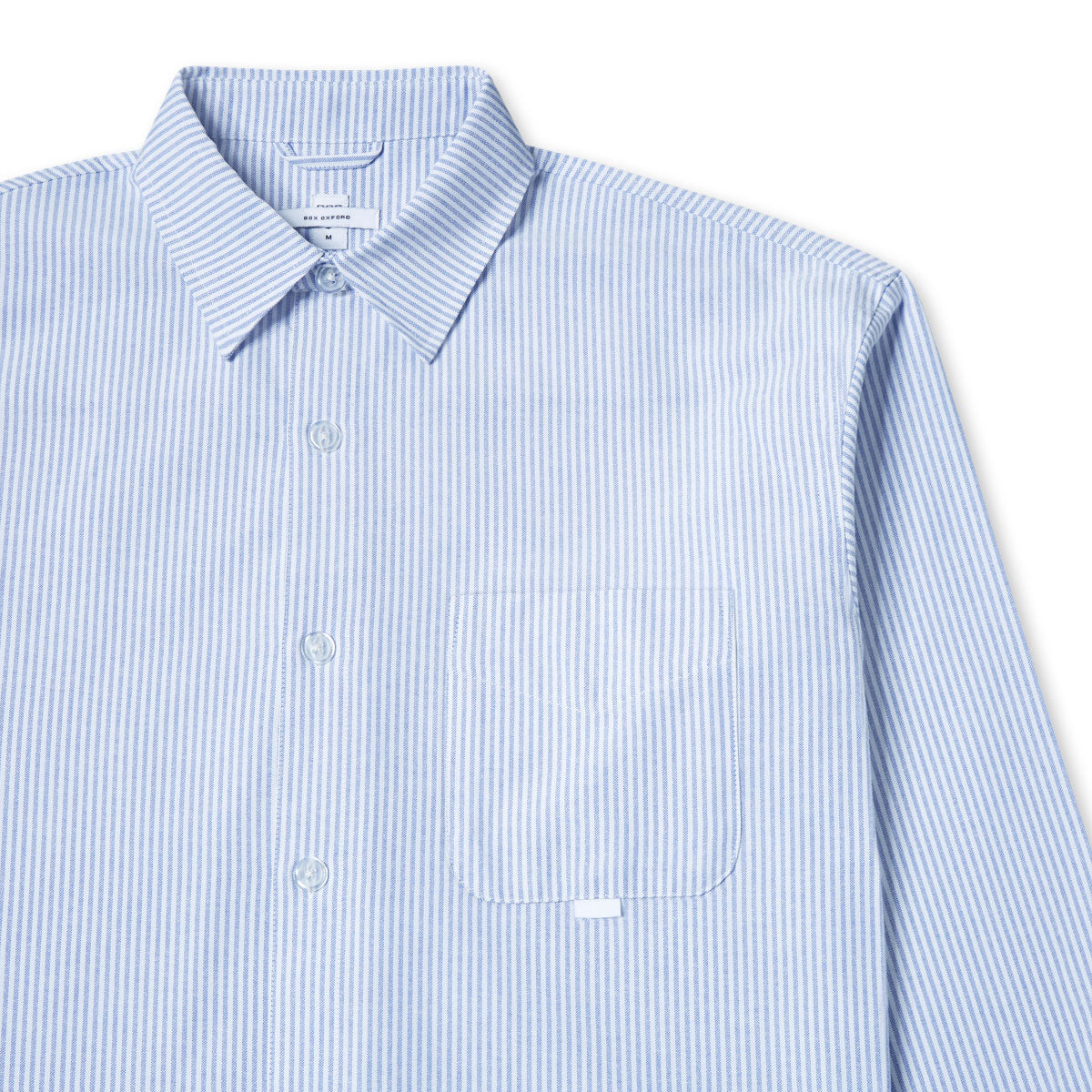 CCS Box Oxford Shirt - Blue Stripe - Image 3