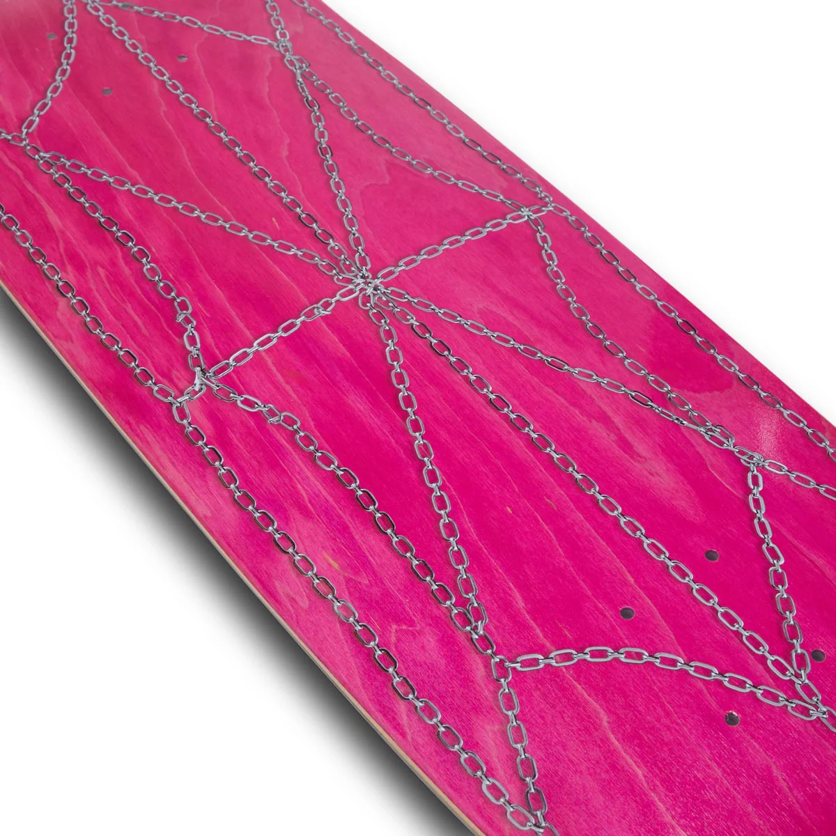 CCS Chain Web Egg1 Shaped Skateboard Deck - Pink - 9.00" - Image 3