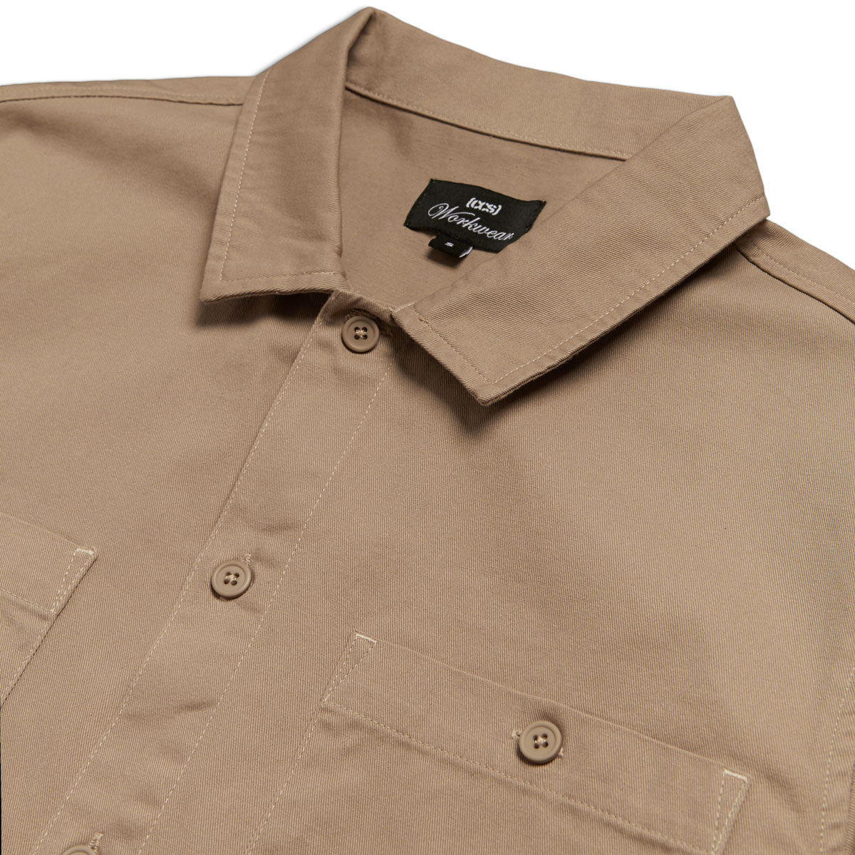 CCS Heavy Cotton Work Shirt - Khaki - Image 3