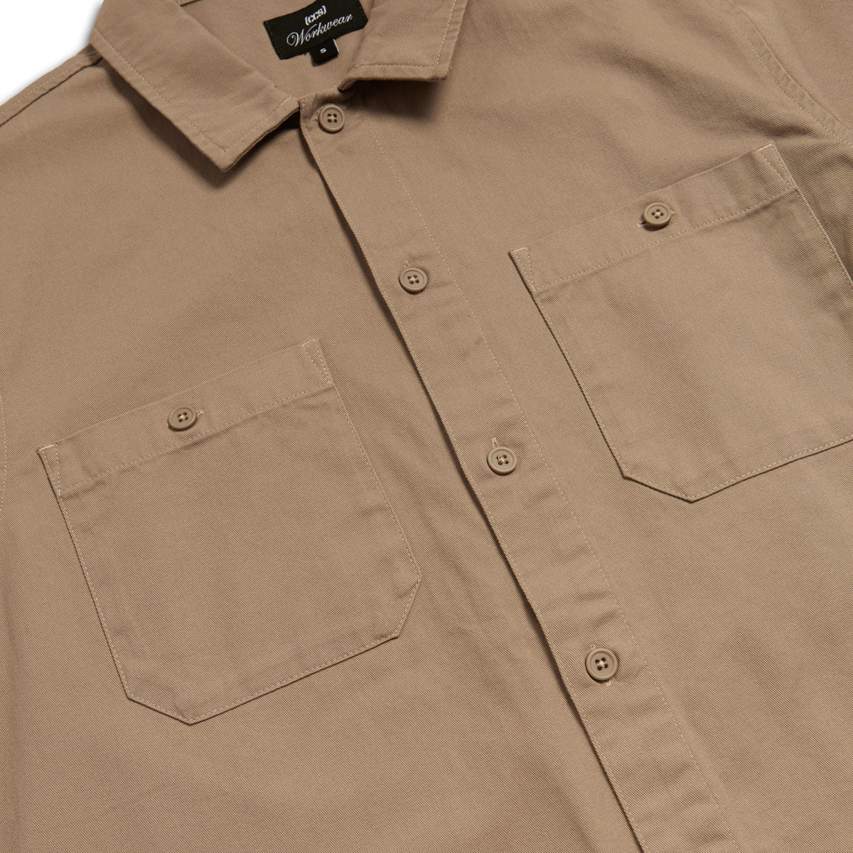 CCS Heavy Cotton Work Shirt - Khaki - Image 4
