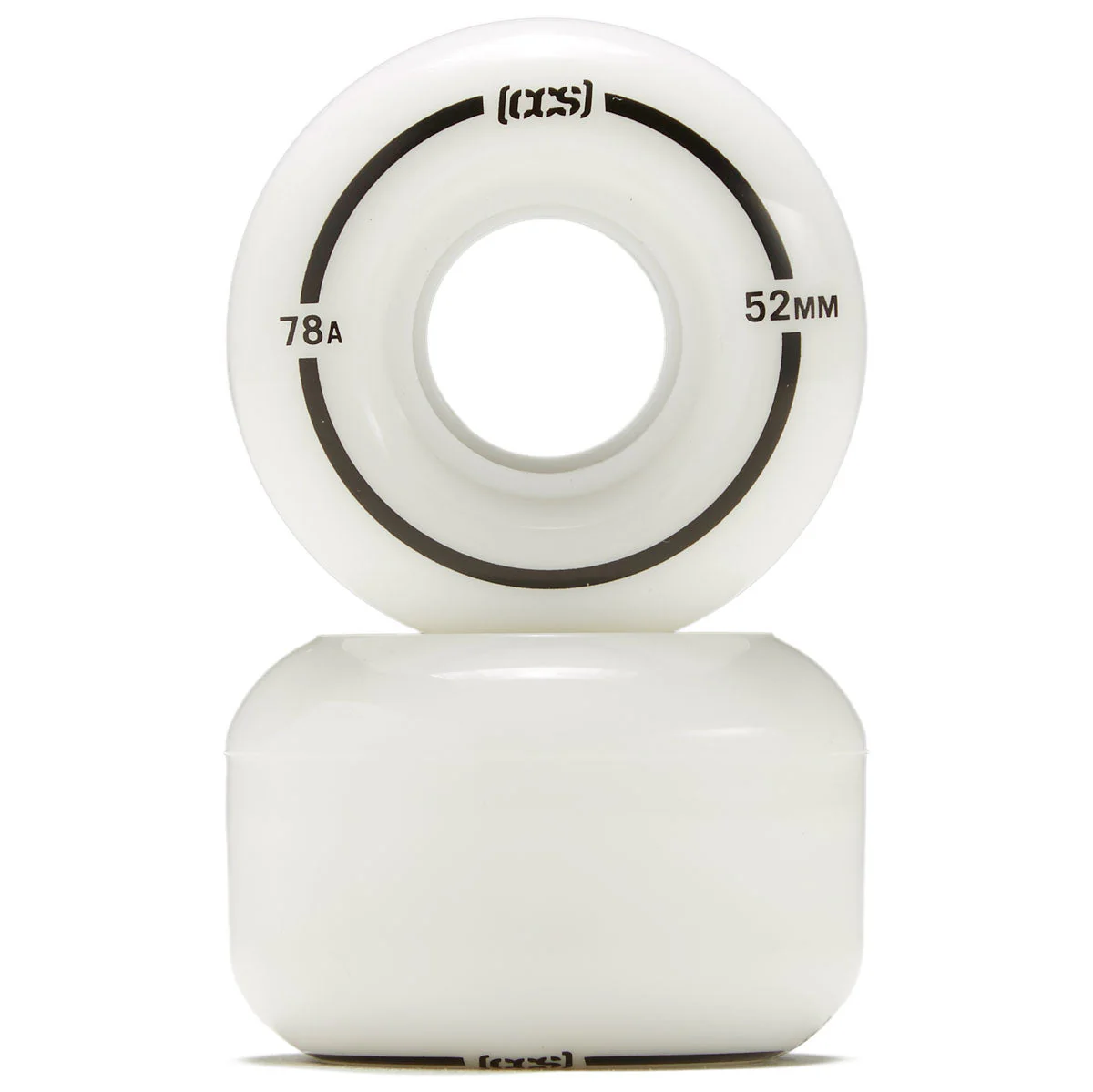 CCS Cruiser 78a Skateboard Wheels - White - 52mm - Image 2