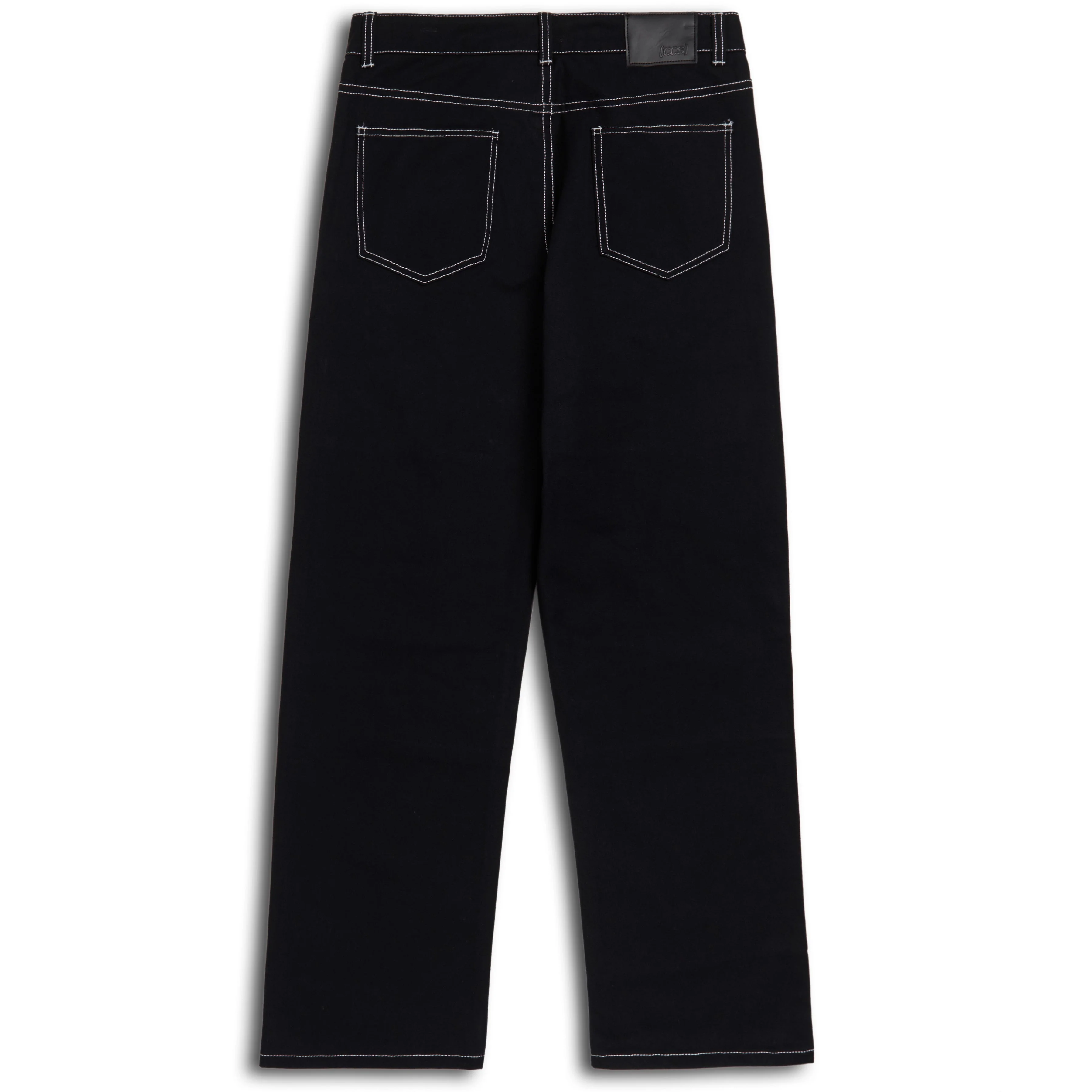 CCS Double Knee Original Relaxed Canvas Pants - Black/White - Image 4