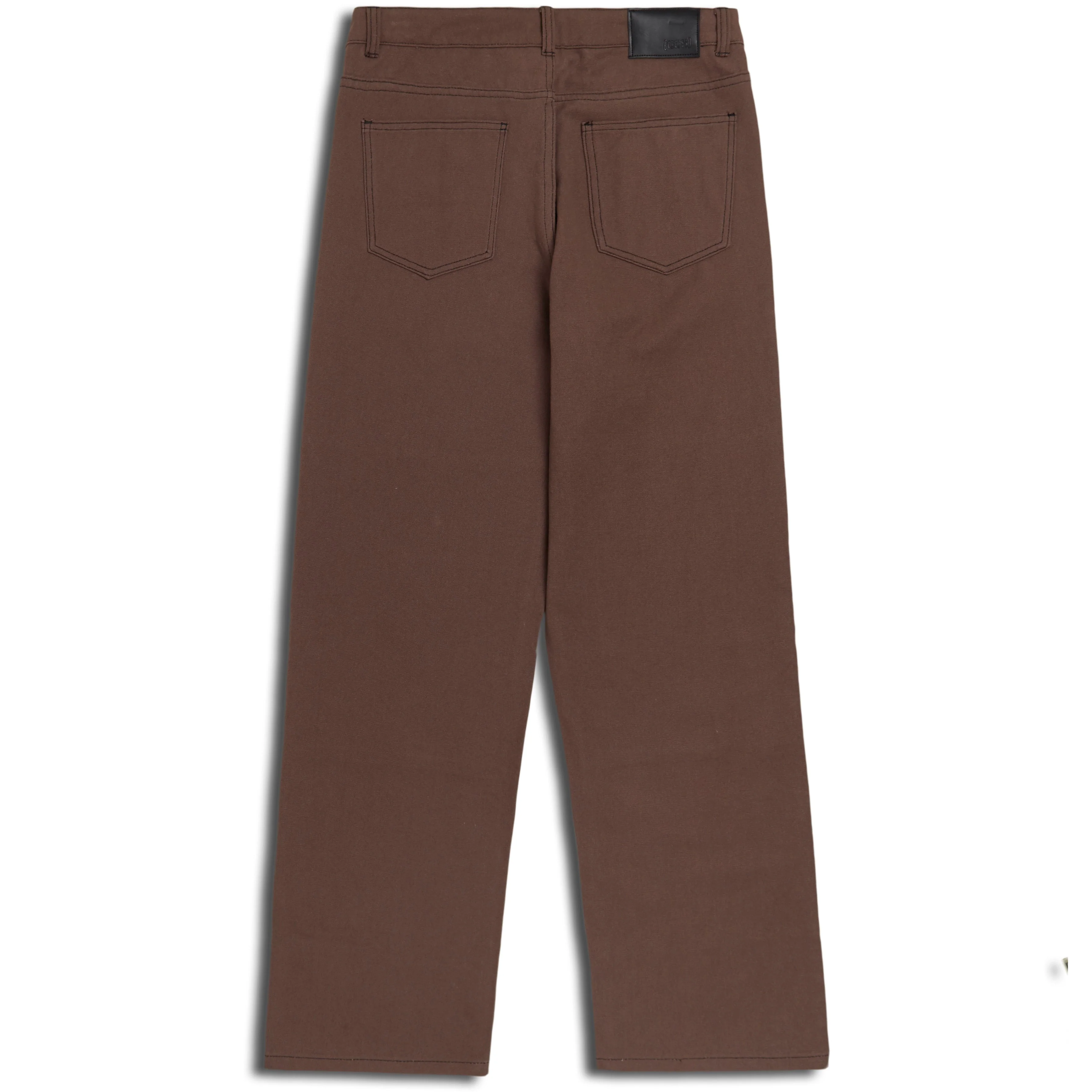CCS Double Knee Original Relaxed Canvas Pants - Brown/Black - Image 4