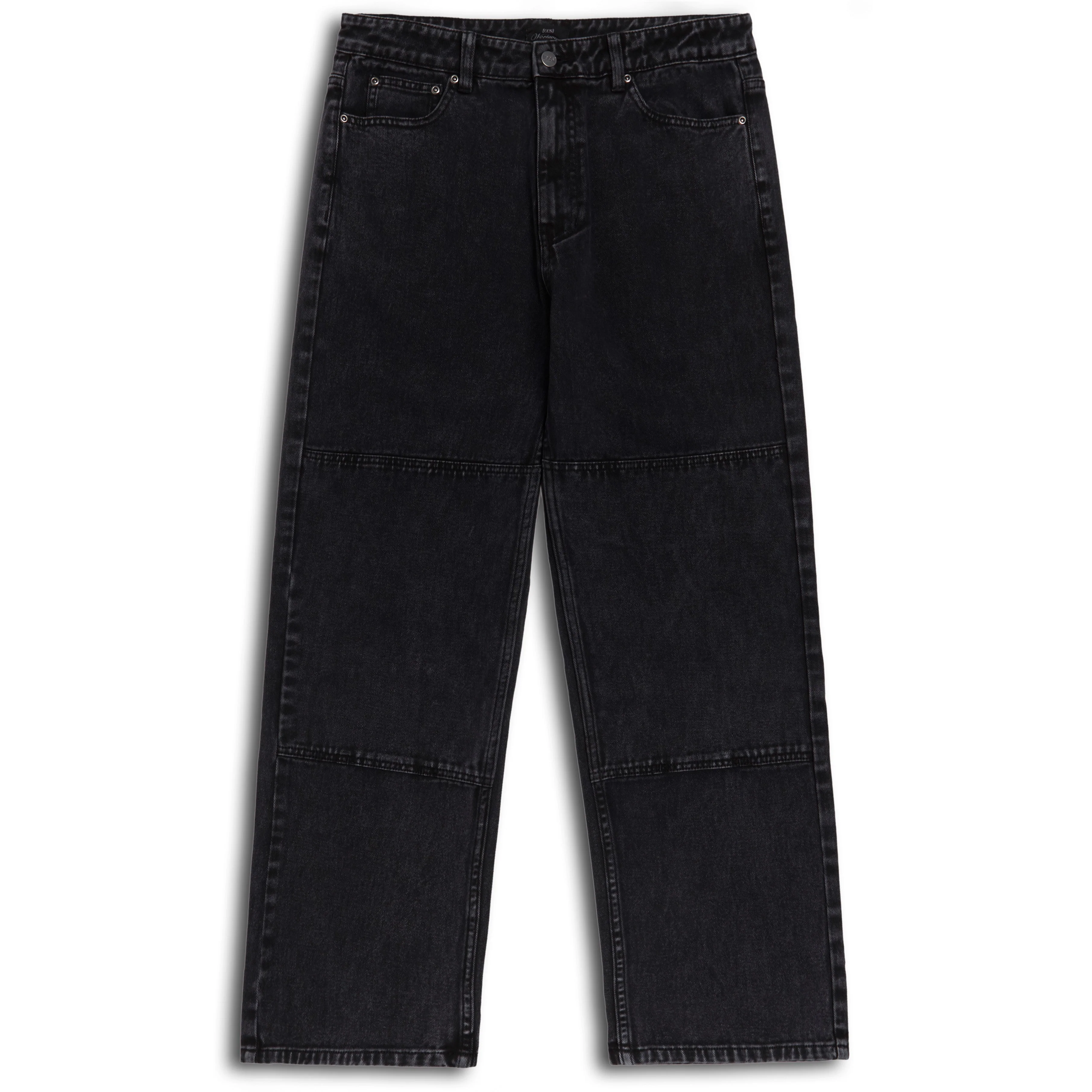 CCS Double Knee Original Relaxed Denim Jeans - Acid Black - Image 3