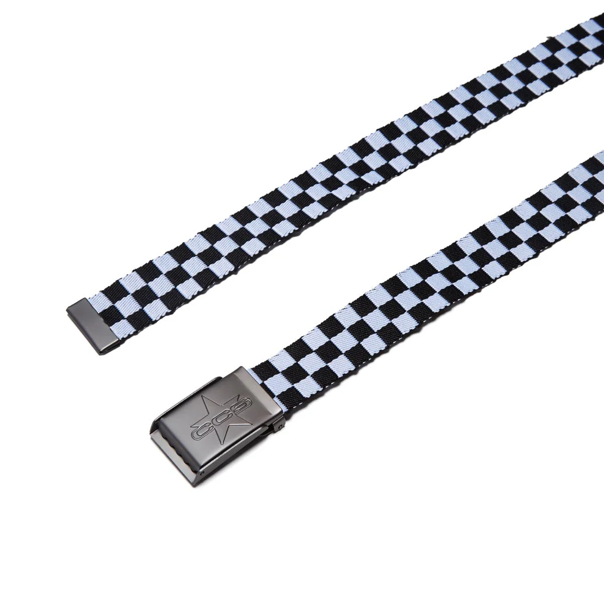 CCS Gunmetal 97 Star Web Belt - Checkerboard - Image 2