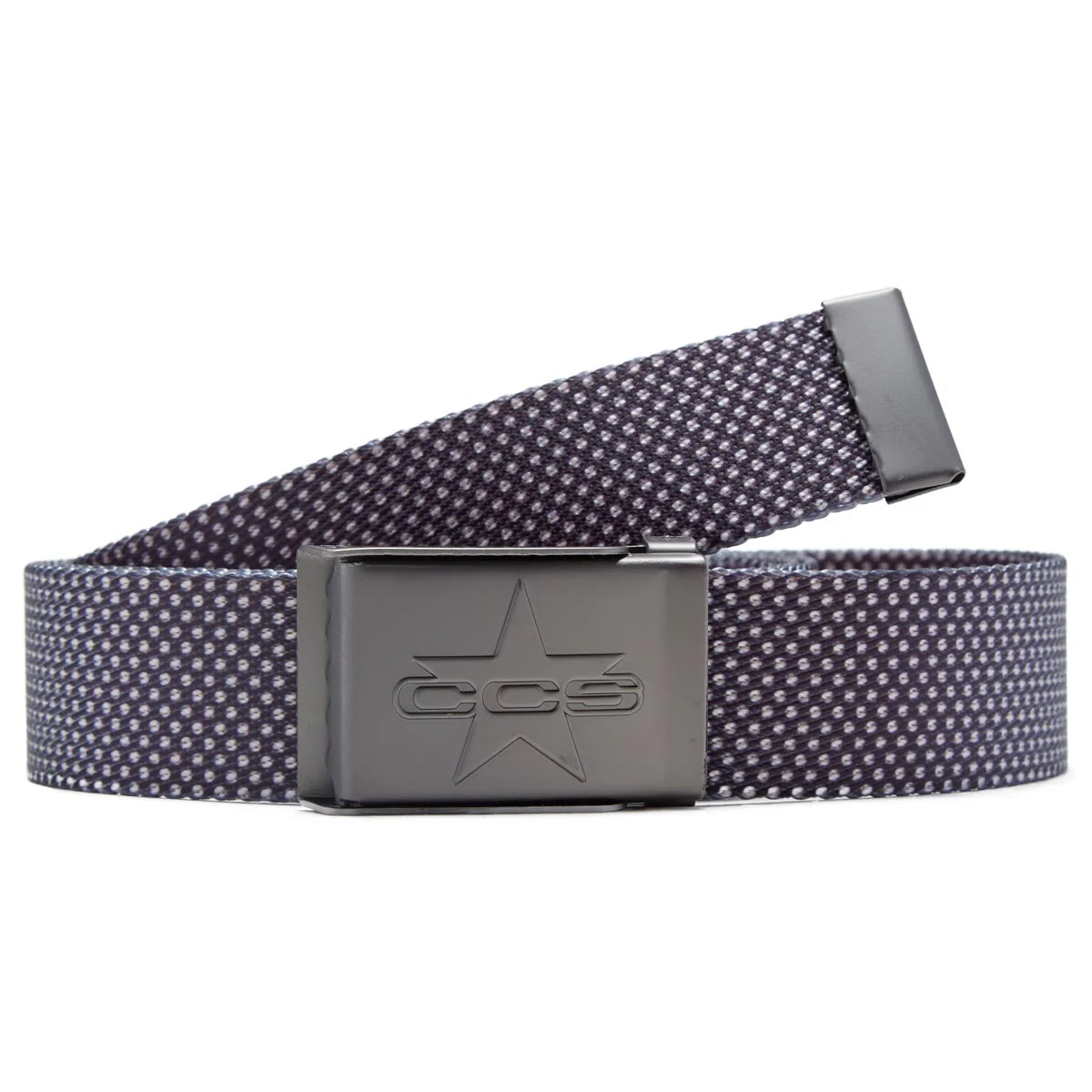CCS Gunmetal 97 Star Web Belt - Polka Dot