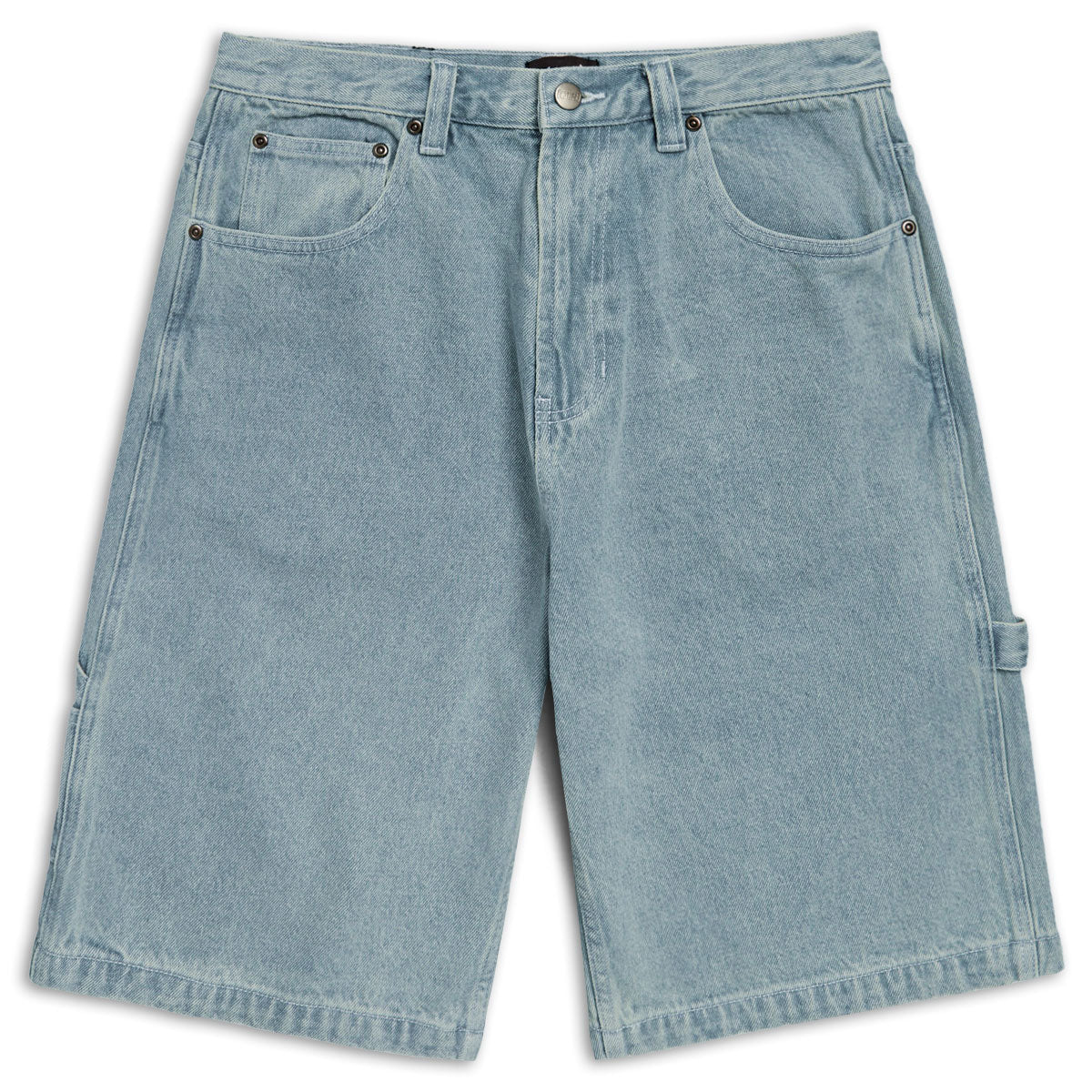 CCS Hammer Loop Jean Shorts - Bleach Wash - Image 5
