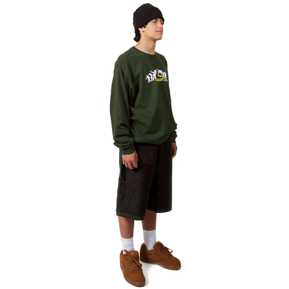 CCS Hammer Loop Jean Shorts - Old Black - Image 2
