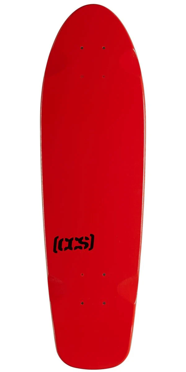 CCS Logo Cruiser Skateboard Deck - Red - 8.00"