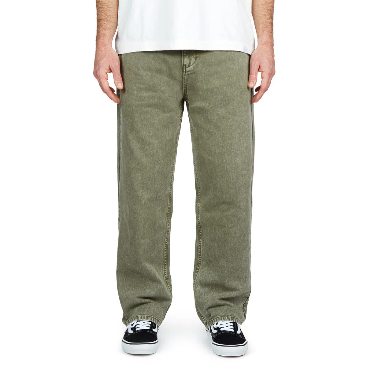 CCS Original Relaxed Denim Jeans - Faded Olive