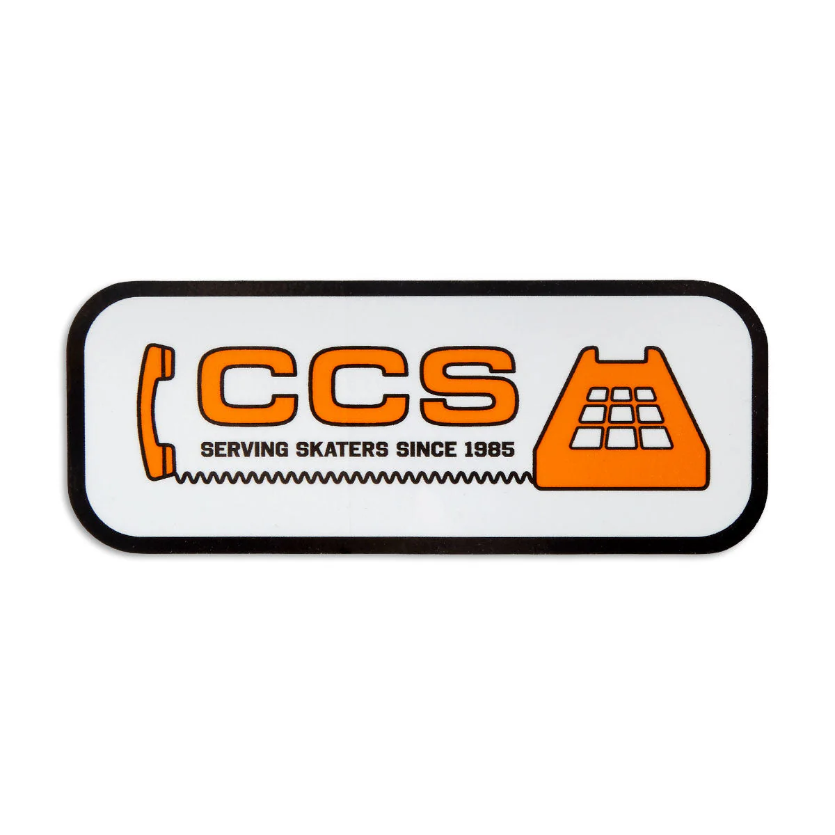 CCS Phone Service Sticker - White - 4"