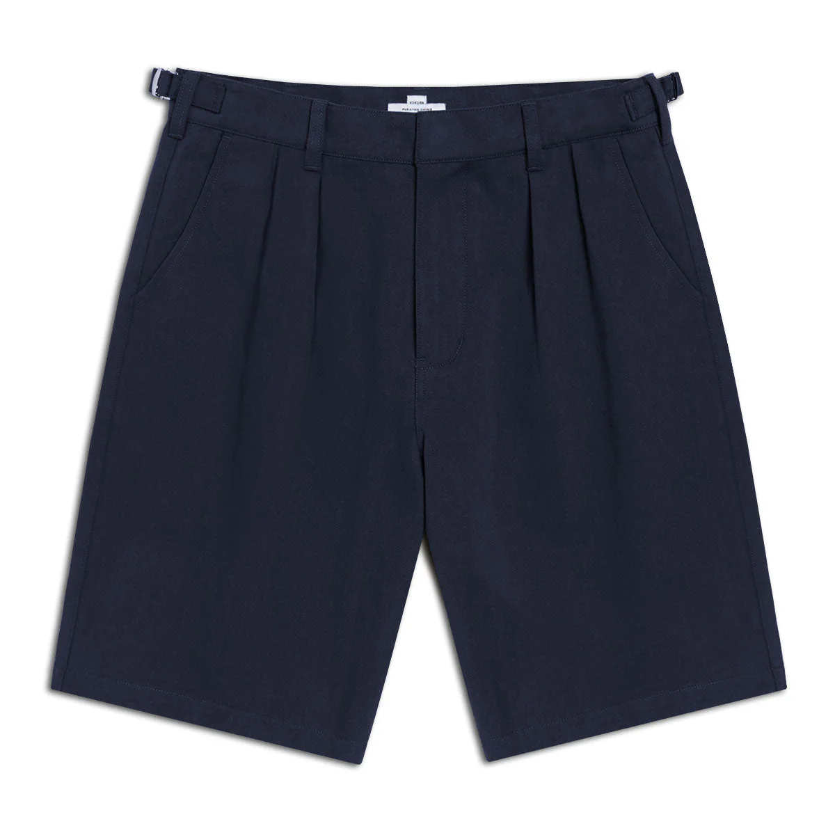 CCS Pleated Chino Shorts - Navy - Image 2