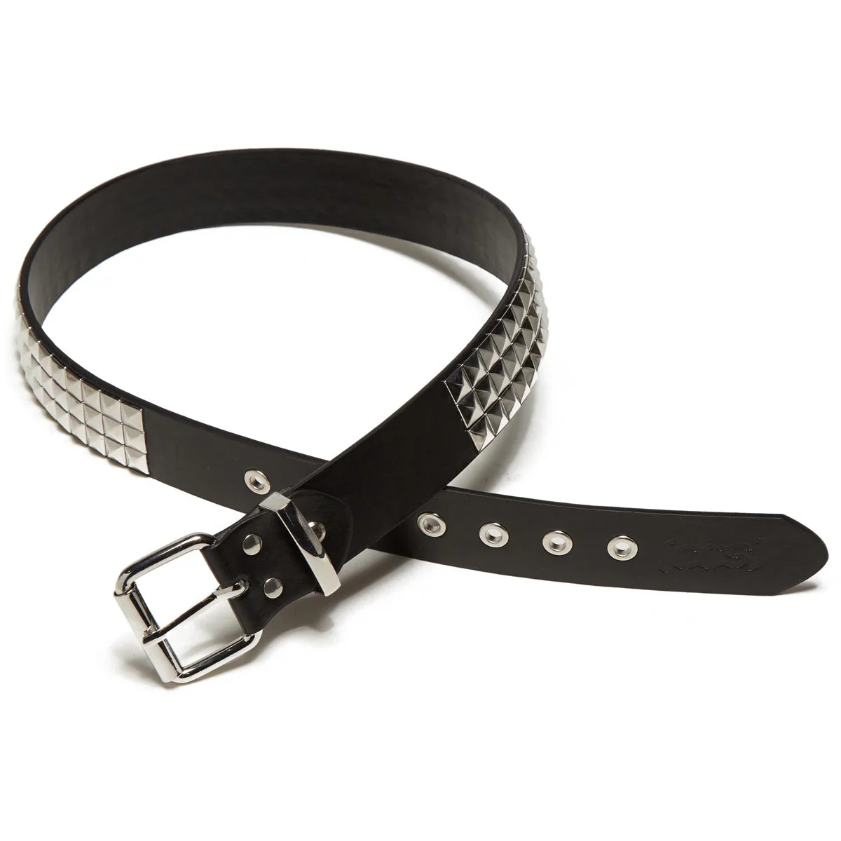 CCS Pyramid Studded Belt - 3 Row - Black - Image 3