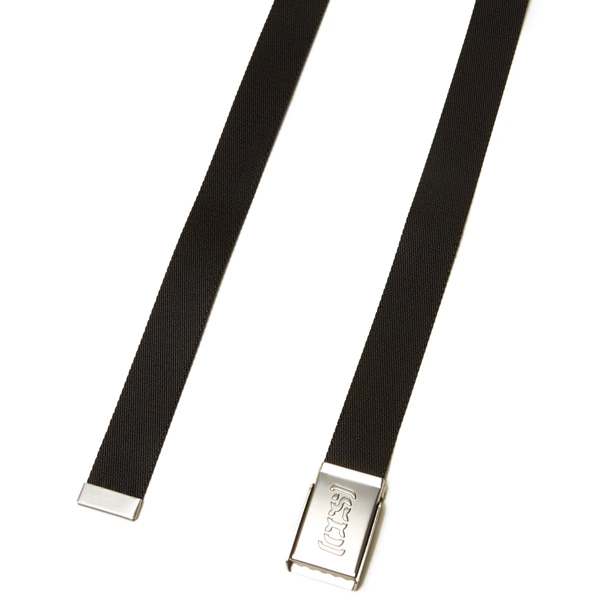 CCS Silver Logo Buckle Belt - Black - Image 2
