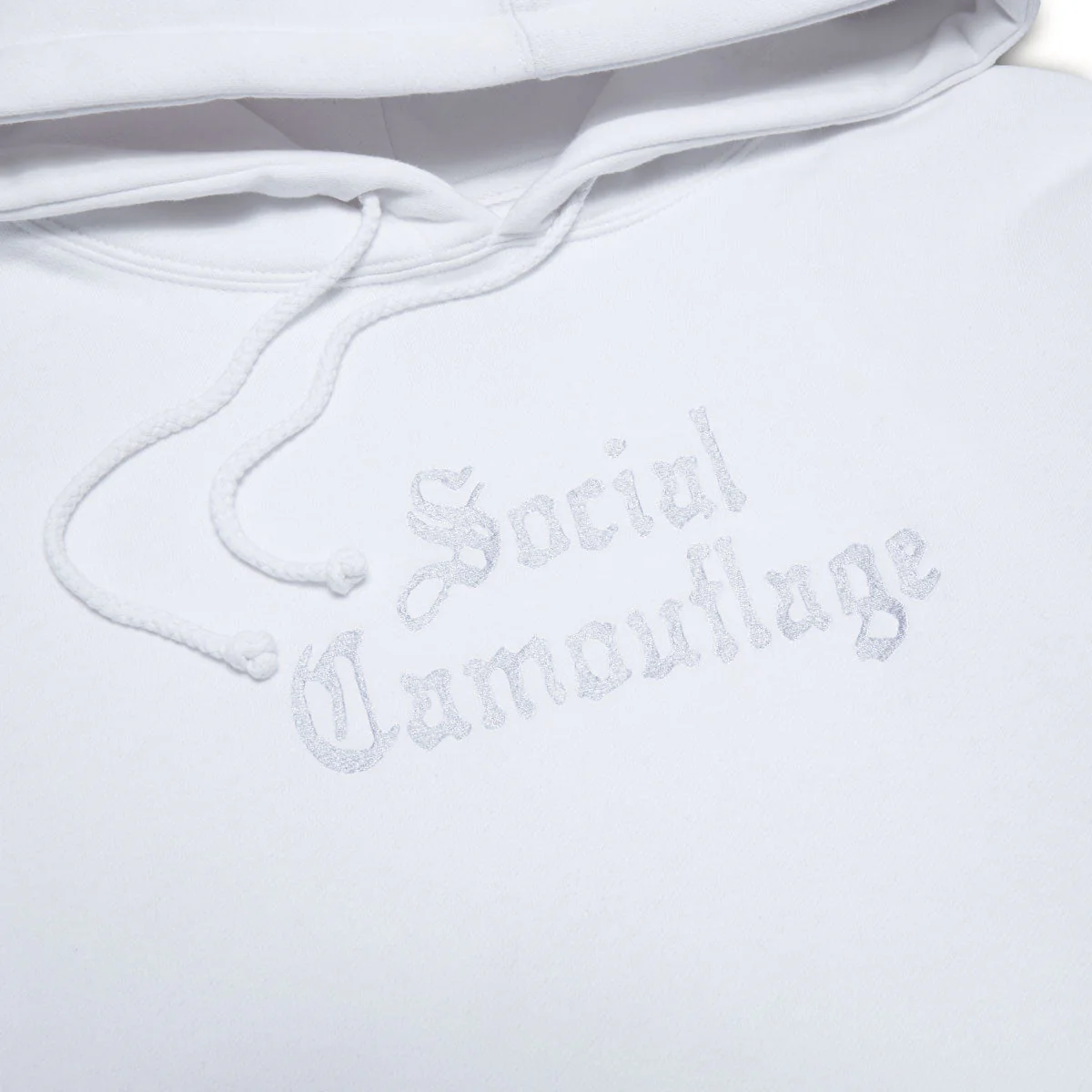 CCS Social Camouflage Embroidered Hoodie - White - Image 2