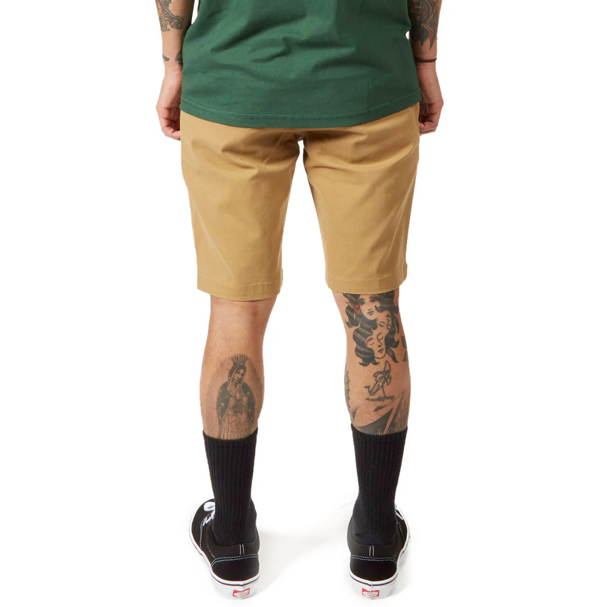 CCS Stretch Chino Shorts - Khaki - Image 4