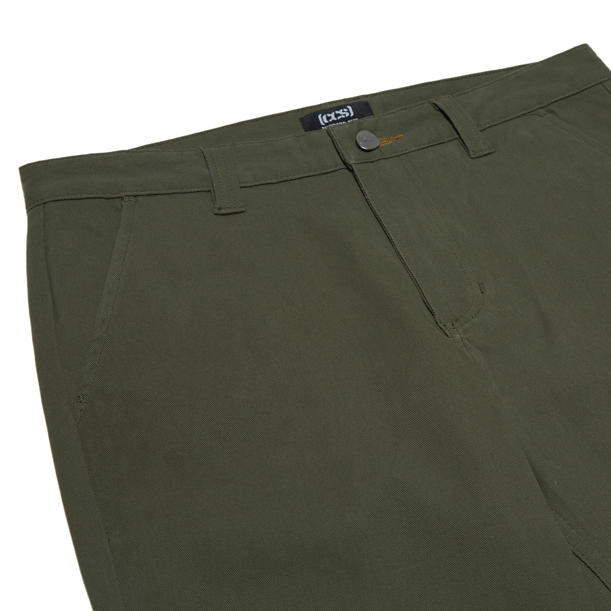 CCS Slim Stretch Chino Pants - Olive - Image 3