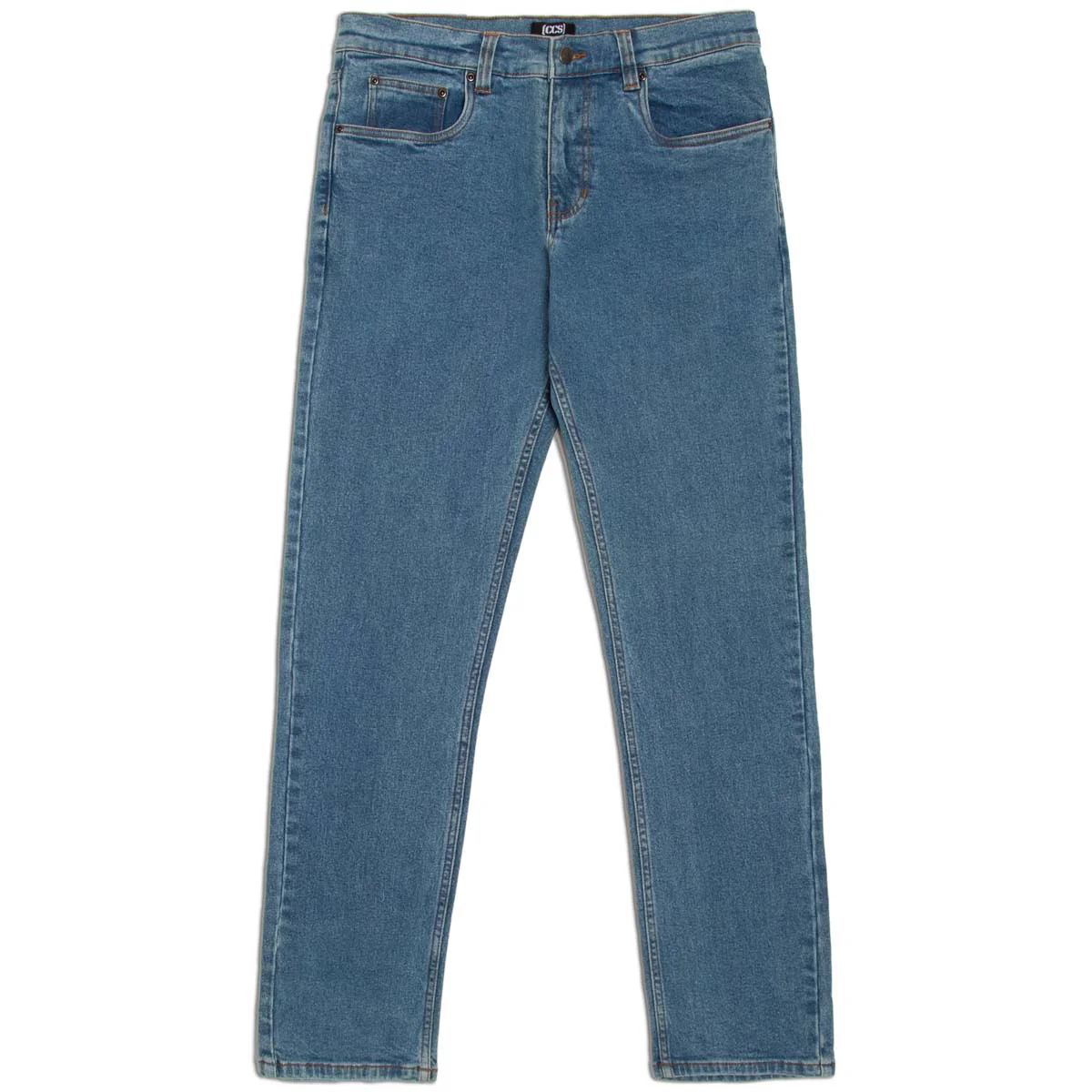 CCS Slim Stretch Denim Jeans - 12oz Rinse - Image 5