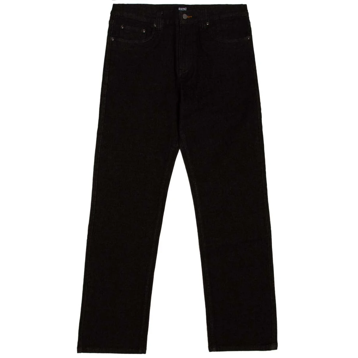 CCS Straight Stretch Denim Jeans - 12oz Black - Image 5