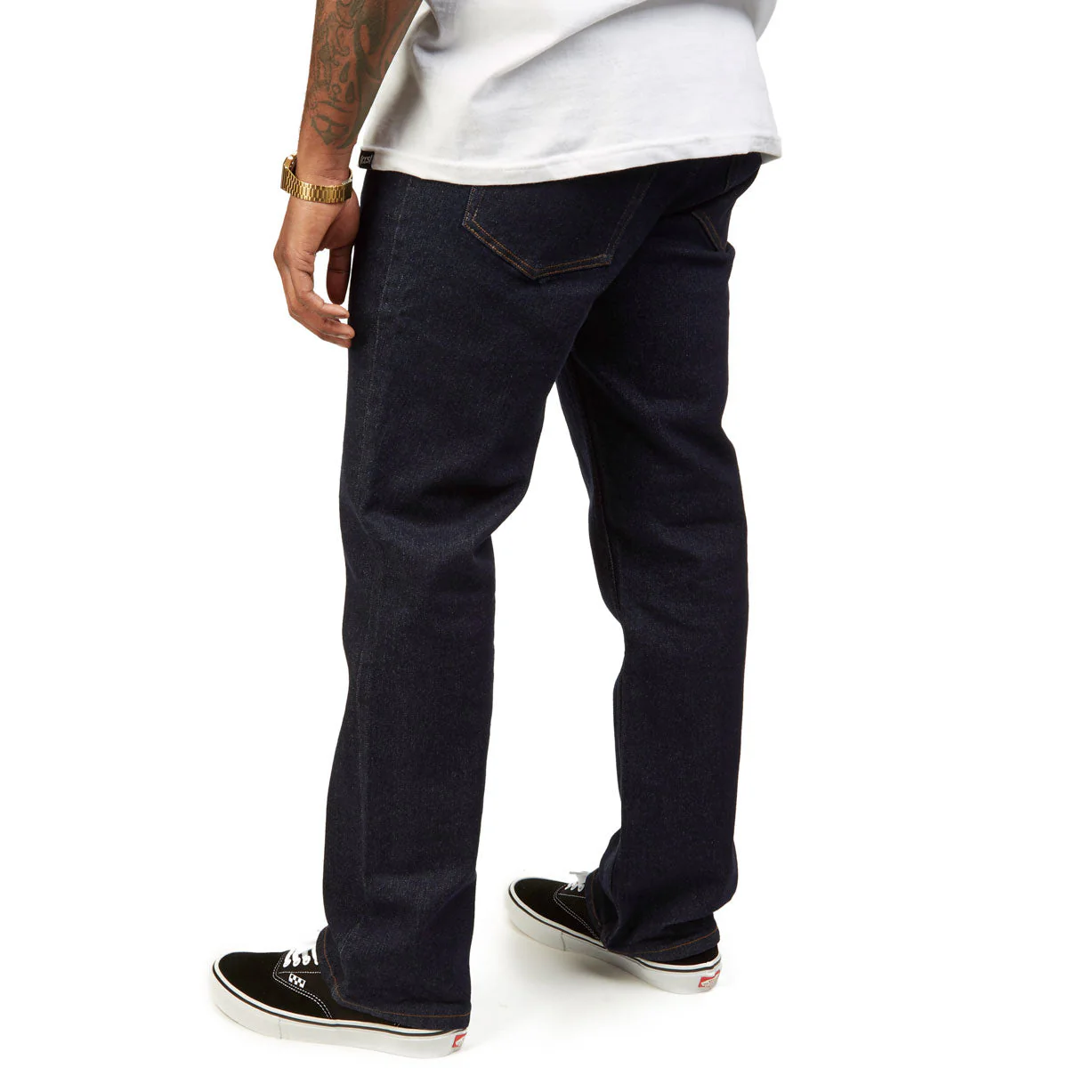 CCS Straight Stretch Denim Jeans - 12oz Indigo - Image 3