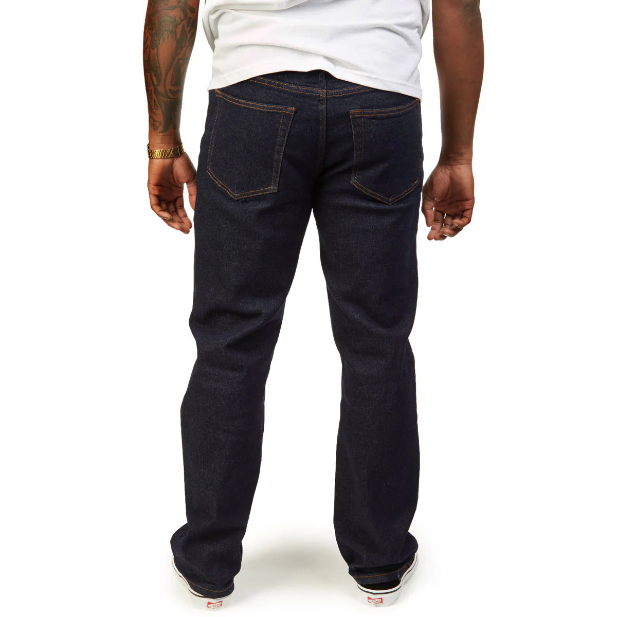 CCS Straight Stretch Denim Jeans - 12oz Indigo - Image 4
