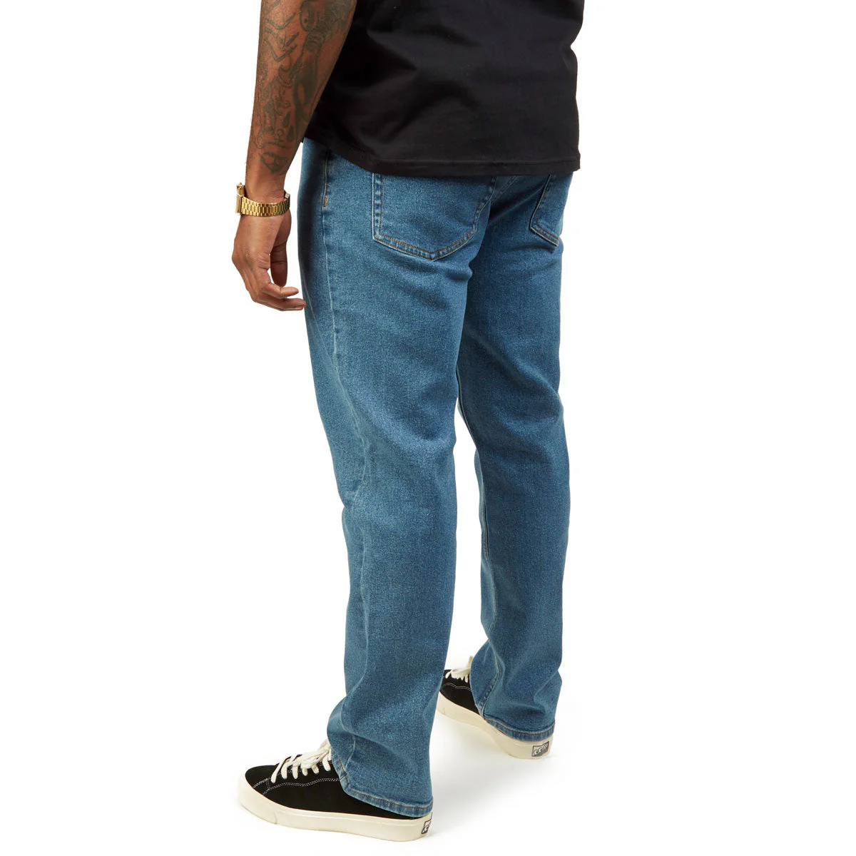 CCS Straight Stretch Denim Jeans - 12oz Rinse - Image 3