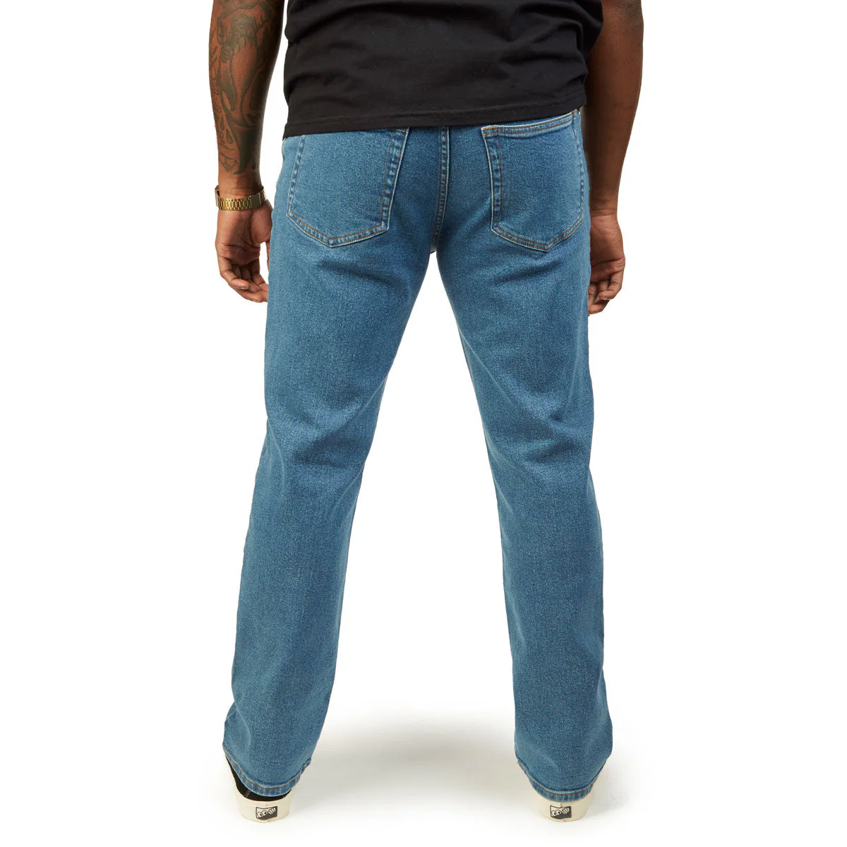 CCS Straight Stretch Denim Jeans - 12oz Rinse - Image 4