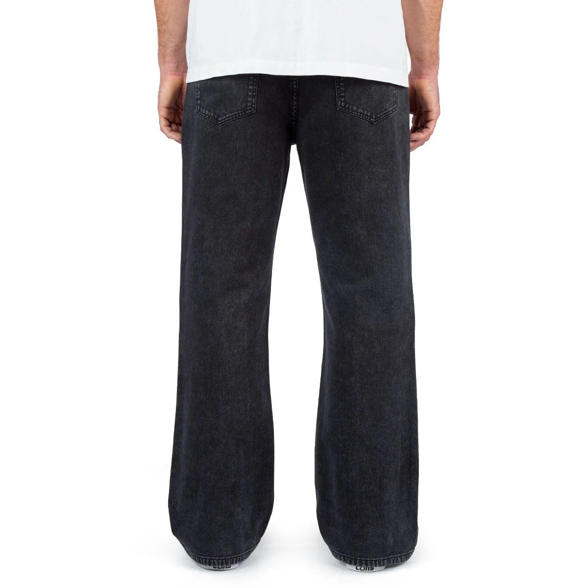 CCS Western Bootcut Denim Jeans - Acid Wash Black - Image 4