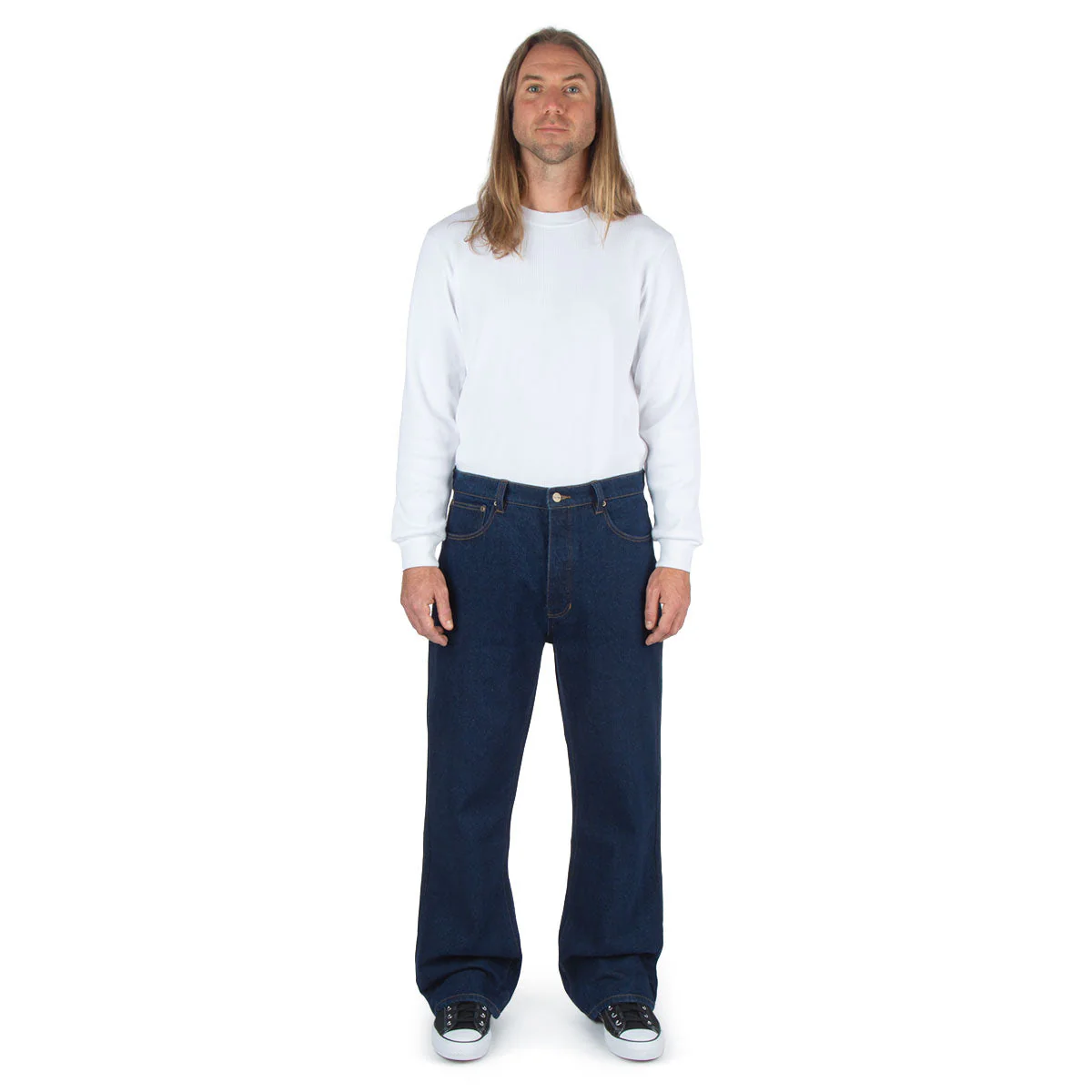 CCS Western Bootcut Denim Jeans - Overdyed Navy - Image 3