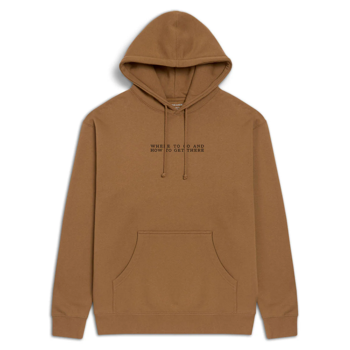 CCS x Zanereti Where To Go Hoodie - Saddle