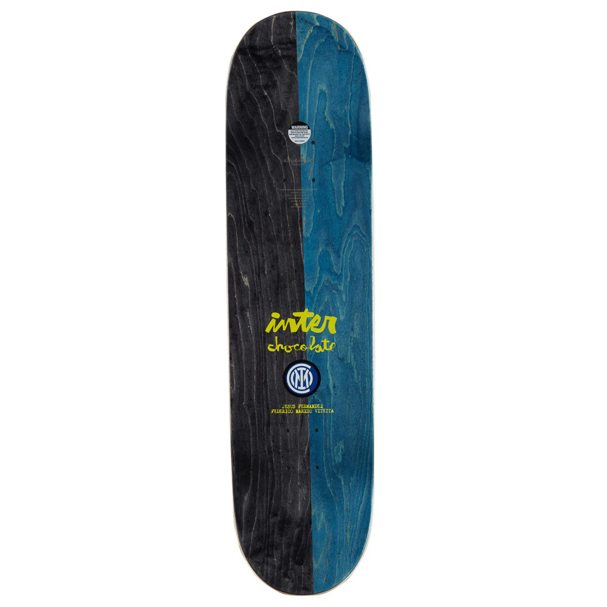 Chocolate Fernandez Inter Milan Skateboard Deck - 8.25" - Image 2