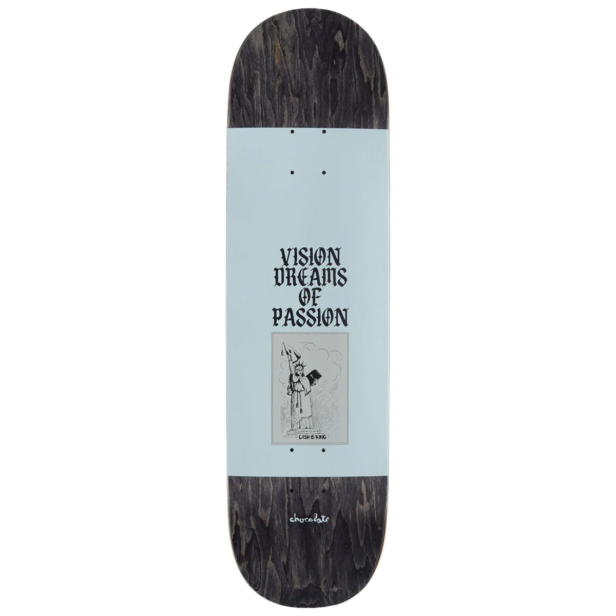 Chocolate Herrera White Lines Skateboard Deck - 8.50"