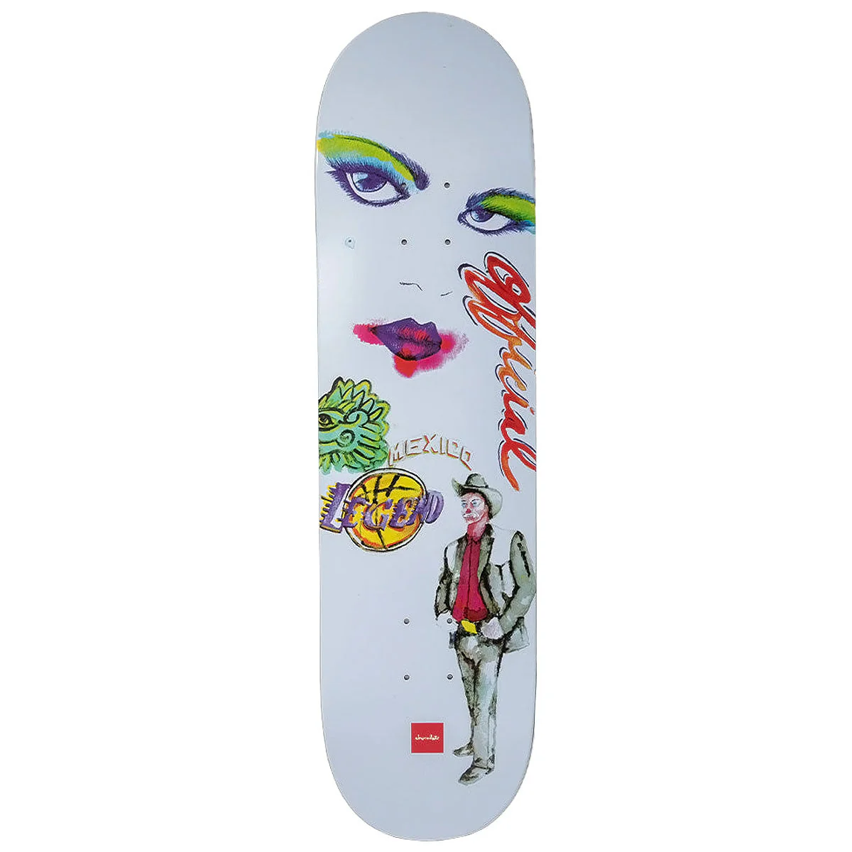 Chocolate Perez Art Official Skateboard Deck - 8.00"