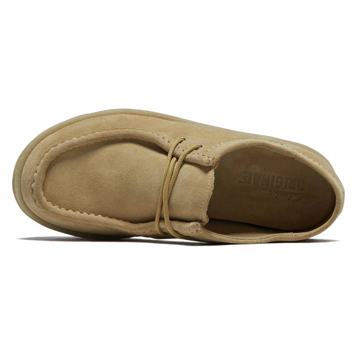 Clarks Meare Walla Shoes - Maple Suede - Image 3