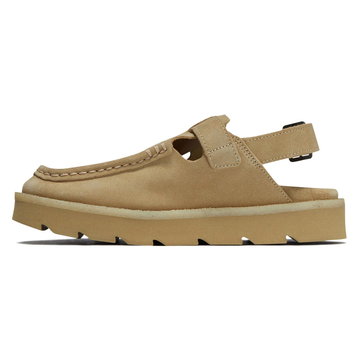 Clarks Womens Meare Easy Shoes - Maple Suede - Image 2